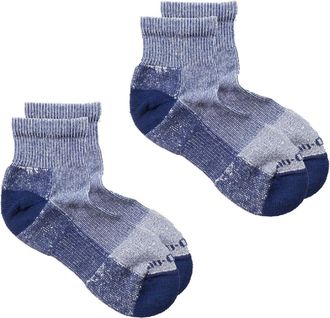 Rei Co-Op COOLMAX EcoMade Ultralight Hiking Quarter Socks - 2 Pairs Blue XL