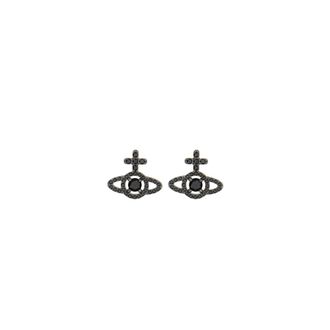 Vivienne Westwood Olympia Oorbellen - Dames - Oorbellen - Zwart - ONE Size - Accessoires