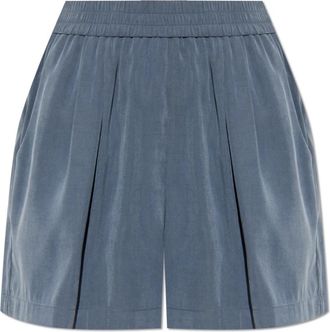 Emporio Armani Shorts met Zakken - Dames - Bermuda - Blauw - M - Korte Broeken