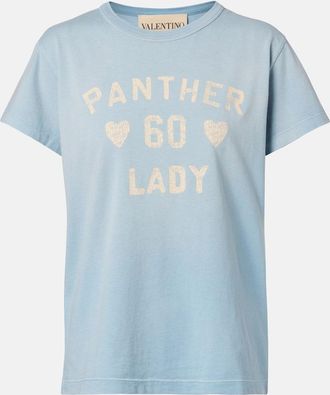 Valentino Printed cotton jersey T-shirt