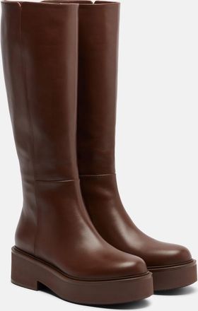 Gianvito Rossi Botas altas Hiro de piel