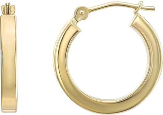 Candela Jewelry Square Hoop Earrings in Gold at Nordstrom Rack
