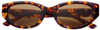 Freyrs Eyewear Ameli Cat Eye Sunglasses in Tortoise at Nordstrom