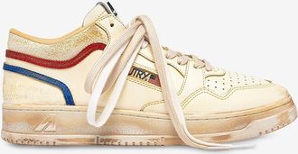 Autry Niedrige Vintage-Ledersneakers Med-Way