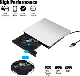 OEM Unidad Externa De Cd/dvd Usb 3.0, Lector/grabador De Cd/dvd Port&aacute;til Plug-and-play, Compatible Con Ordenadores Port&aacute;tiles, Sistemas Windows, Mac Y Lin