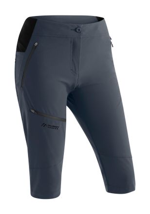Maier Sports Caprihose MAIER SPORTS Latit Capri Vario, Damen, Gr. 40, Normalgr&ouml;ssen, grau, 88% Polyester (recycelt), 12% Elasthan, Hosen Caprihose, Damen Wanderhos