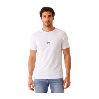 HUGO BOSS Tops, Heren, Wit, XL, Katoen, T-shirt RN Slim Fit