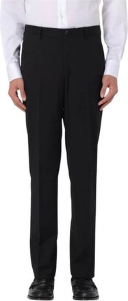 Giorgio Armani Broeken, Heren, Zwart, L, Zwarte klassieke pantalon