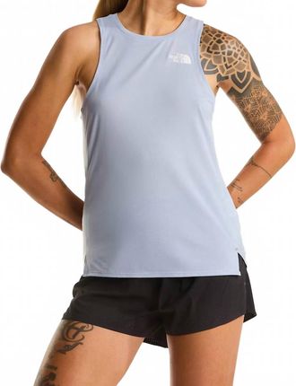 The North Face Womens Summit Series High Trail Run Tank In Mystic Haze
