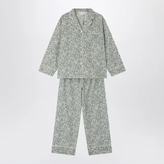 BONPOINT Dormeur light blue pajamas in Liberty fabric