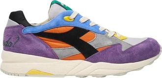 Diadora Limited Edition Paarse Leren Sneakers - Heren - Sneakers - Veelkleurig - 37 EU - Leer - Schoenen