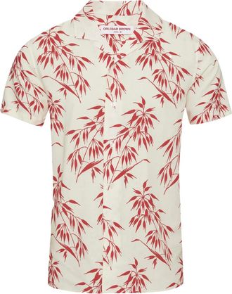 Orlebar Brown Camicia Hibbert in lino - Bianco