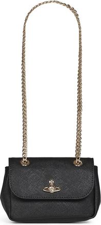 Vivienne Westwood Kleine Portemonnee - Dames - Schoudertassen - Zwart - ONE Size - Polyester - Tassen