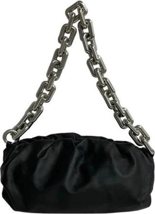 Bottega Veneta Pre-owned Handbags, female, Black, Size: ONE SIZE Pre-owned Leather handbags