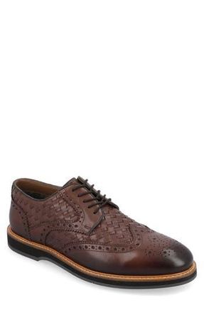 Thomas & Vine Radcliff Wingtip Derby - Wide Width in Cognac at Nordstrom Rack, Size 11