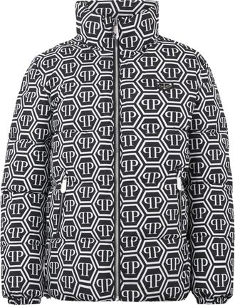 Philipp Plein Nylon Puffer Jacket Monogram