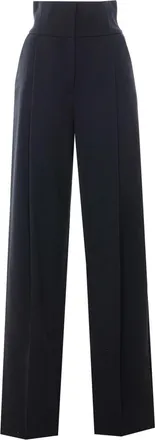 Elisabetta Franchi Black High Waist Pants
