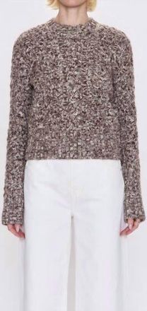 Pistola Denim Quinn Top In Chocolate Marl