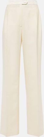 Etro Cotton and wool straight pants