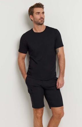 Anatomie Scott Crewneck T-Shirt in Black at Nordstrom, Size Xx-Large