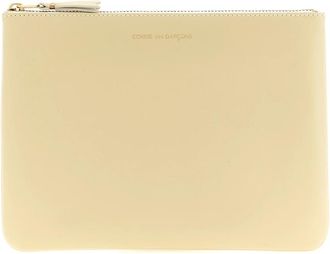 Comme Des Gar&ccedil;ons Arecalf Classic Line Portemonnee - Heren - Tassen - Beige - ONE Size - Leer - Tassen