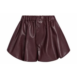 Weili Zheng Balloon Shorts - Dames - Korte broeken - Bruin - Maat: XS Zijde