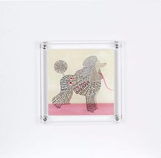 Premier Housewares Framed Poodle Wall Art