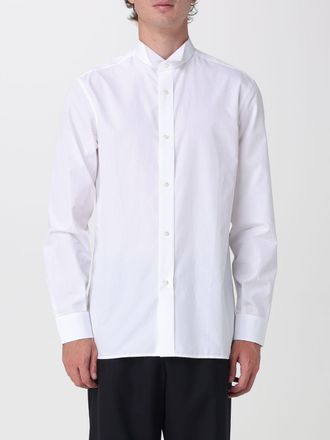 Maison Margiela Camicia da sera in popeline di cotone con collo diplomatico