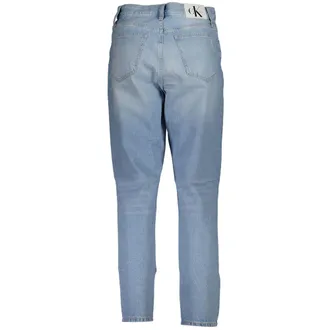 Calvin Klein Distressed Cotton Jeans - Blue