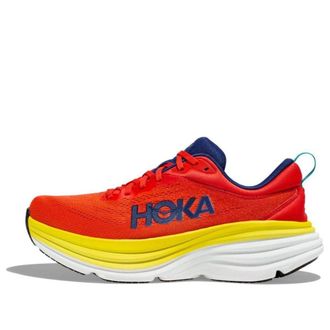 Hoka One One Bondi 8 Red Alert Flame 1123202-RAFL
