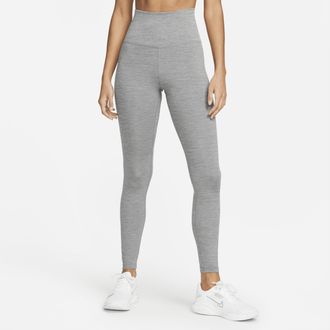 Nike Womens One High-Rise Leggings in Grey | DM7278-068