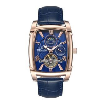 Heritor Valentin Automatic Blue Dial Mens Watch HERHS4405