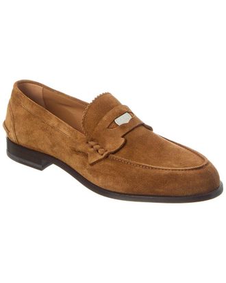 Christian Louboutin Suede Penny Loafer
