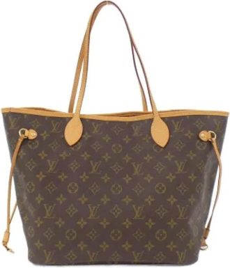 Louis Vuitton Pre-owned Tote Bags, female, Brown, Size: ONE SIZE Pre-owned Canvas handbags