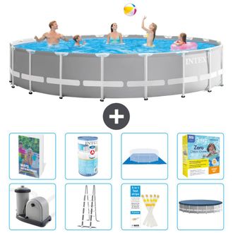 Intex Piscina Prism Frame Redonda - 610x132 Cm - 9-piezas S572