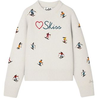 Saint Barth Su&eacute;ter Heron - Knitwear - Mujer - Blanco - M