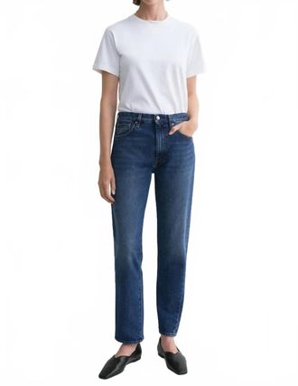 Toteme Twisted Seam Jeans In Blue