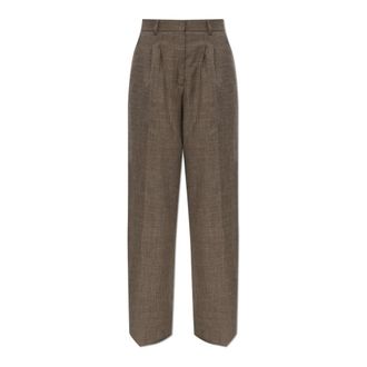 Officine G&eacute;n&eacute;rale Wide Trousers, female, Brown, Size: M Elia Trousers