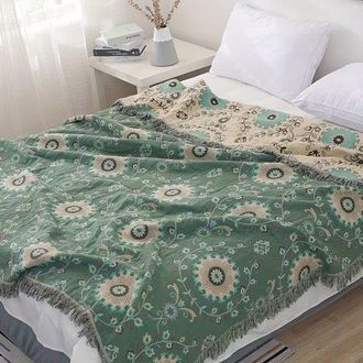 No Brand Manta Bohemia Ultrasuave 100% Algod&oacute;n, 150x200 Cm, Transpirable, Para Todas Las Estaciones, Para Sof&aacute; Cama, Coj&iacute;n Decorativo Ligero Con Forma De Perro