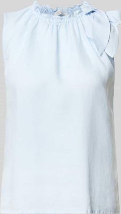 Christian Berg Regular Fit Bluse aus Viskose-Mix mit Leinen-Anteil in Hellblau, Gr&ouml;&szlig;e 34