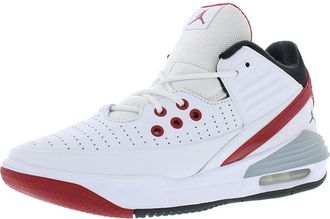 Nike Jordan Max Aura 5 Mens Trainers Sneakers White/Black/Varsity Red DZ4353-101 UK 10.5 (EU 45.5)