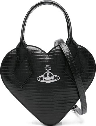 Vivienne Westwood Borsa a spalla Josephine Heart - Nero