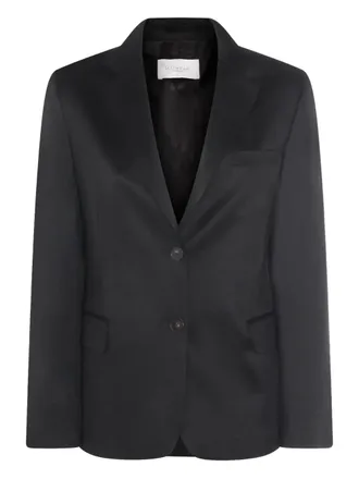 Montedoro Red notched-lapel single-breasted blazer - women - Viscose - 44 - Black