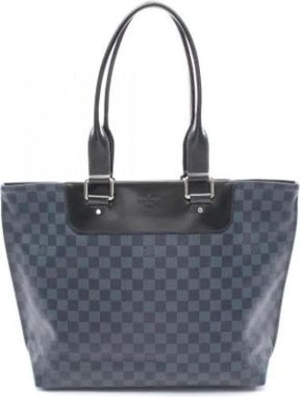 Louis Vuitton Pre-owned Tote Bags, female, Blue, Size: ONE SIZE Pre-owned Canvas louis-vuitton-bags