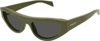 Gucci Grey Cat Eye Ladies Sunglasses GG1919S 012 55