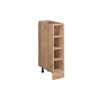 Vicco Estante De Cocina R-line, Roble Dorado, 20 Cm Sin Encimera
