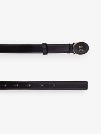 Pinko Womens Leather Belt Black