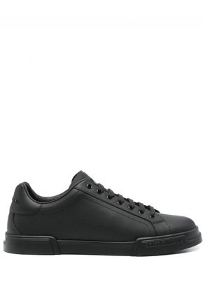 Dolce & Gabbana LEATHER PORTOFINO SNEAKERS Size: 42.5, colour: BLA