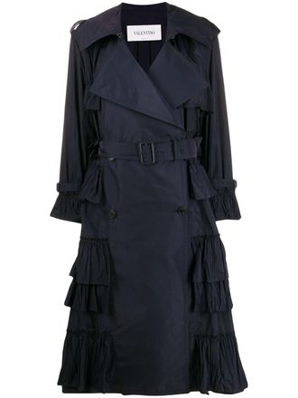 Valentino Garavani Trench doppiopetto - Blu