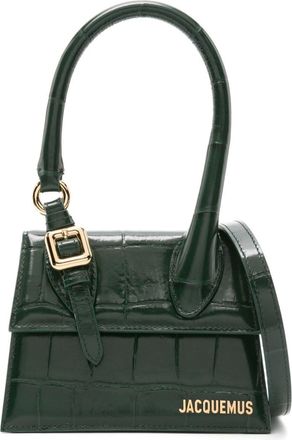 Jacquemus Le Chiquito Moyen Boucle tote bag - women - Calf Leather - OS - Green